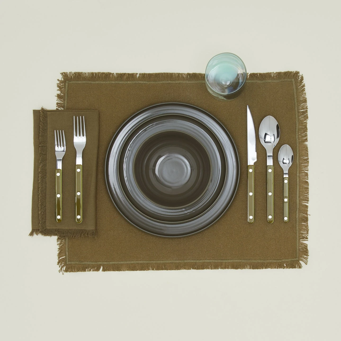 Sabre Bistrot Flatware - Forest Green 4 Sabre Bistrot Flatware - Forest Green - Image 2