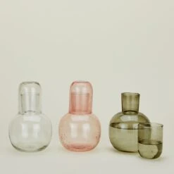Seeded Glass Carafe - Clear -ferm LIVING Store SMD.500.30.015.MIX b b7b341f5 5ece 4c93 a46d d42c335963f9