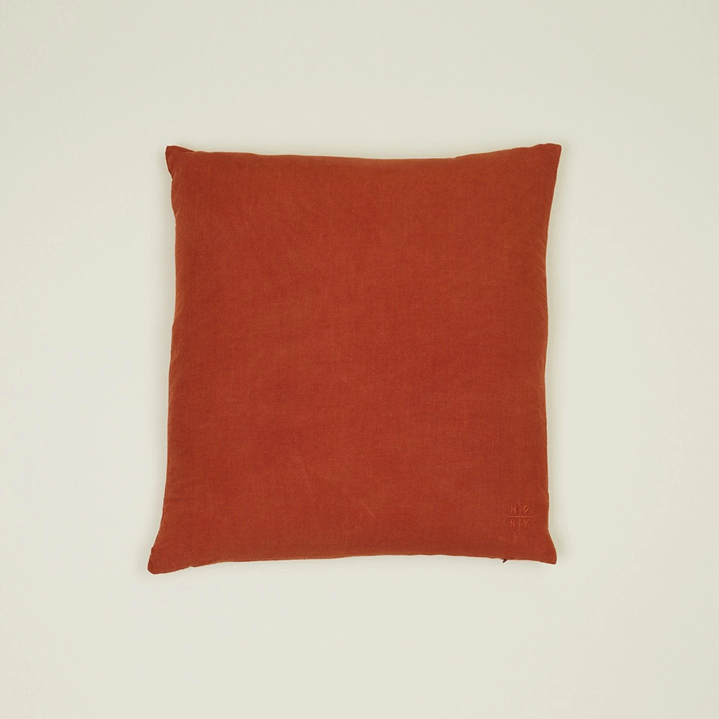 Simple Linen 22x22 Pillow - Rust 3 Simple Linen 22x22 Pillow - Rust