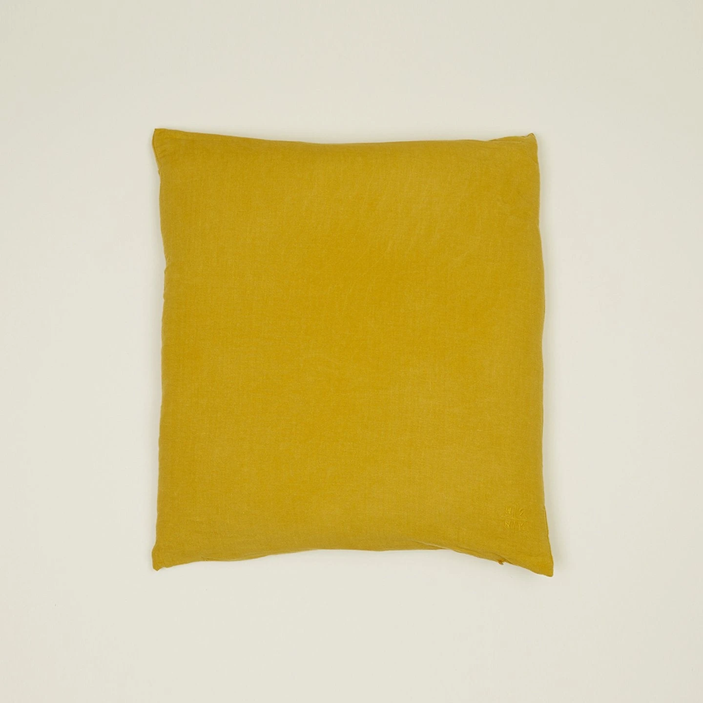 Simple Linen 22x22 Pillow - Mustard 3 Simple Linen 22x22 Pillow - Mustard