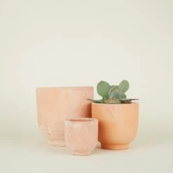 Footed Planter - Terracotta -ferm LIVING Store TCfootedplanters groupaltprop