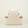 Birch + Leather Basket -ferm LIVING Store Verso group