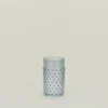 Hobnail Tumbler - Blue -ferm LIVING Store anna von lipa blue hobnail tumbler AVL.500.30.001