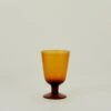 Stemmed Wine Glass - Amber -ferm LIVING Store british color standard amber stemmed wine glass BCS.500.30.001