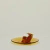 Glass Salad Plate - Amber -ferm LIVING Store britishcolorstandard amber saladplate BCS.500.10.001 styled