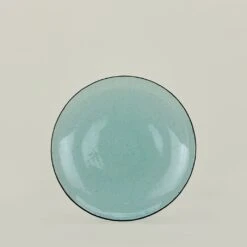 Glass Dinner Plate - Peacock