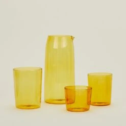Essential Glassware - Amber -ferm LIVING Store essential amber glassespitcher HNY.500.30.XXX 1