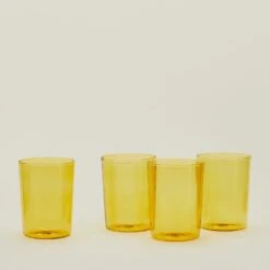 Essential Glassware - Amber -ferm LIVING Store essential amber largeglasses HNY.500.30.072