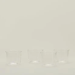 Essential Glassware - Clear -ferm LIVING Store essential clear smallglasses HNY.500.30.070