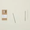 Essential Glass Straws - Neutral -ferm LIVING Store essential neutrals glass straws HNY.500.40.010.000