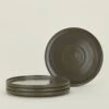 Essential Dinner Plate, Set Of 4 - Olive -ferm LIVING Store essential olive dinnerplate HNY.500.10.060