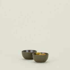 Essential Extra Small Bowl, Set Of 2 - Olive