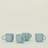 Essential Mug, Set Of 4 - Sky -ferm LIVING Store essential sky mugs HNY.500.10.062