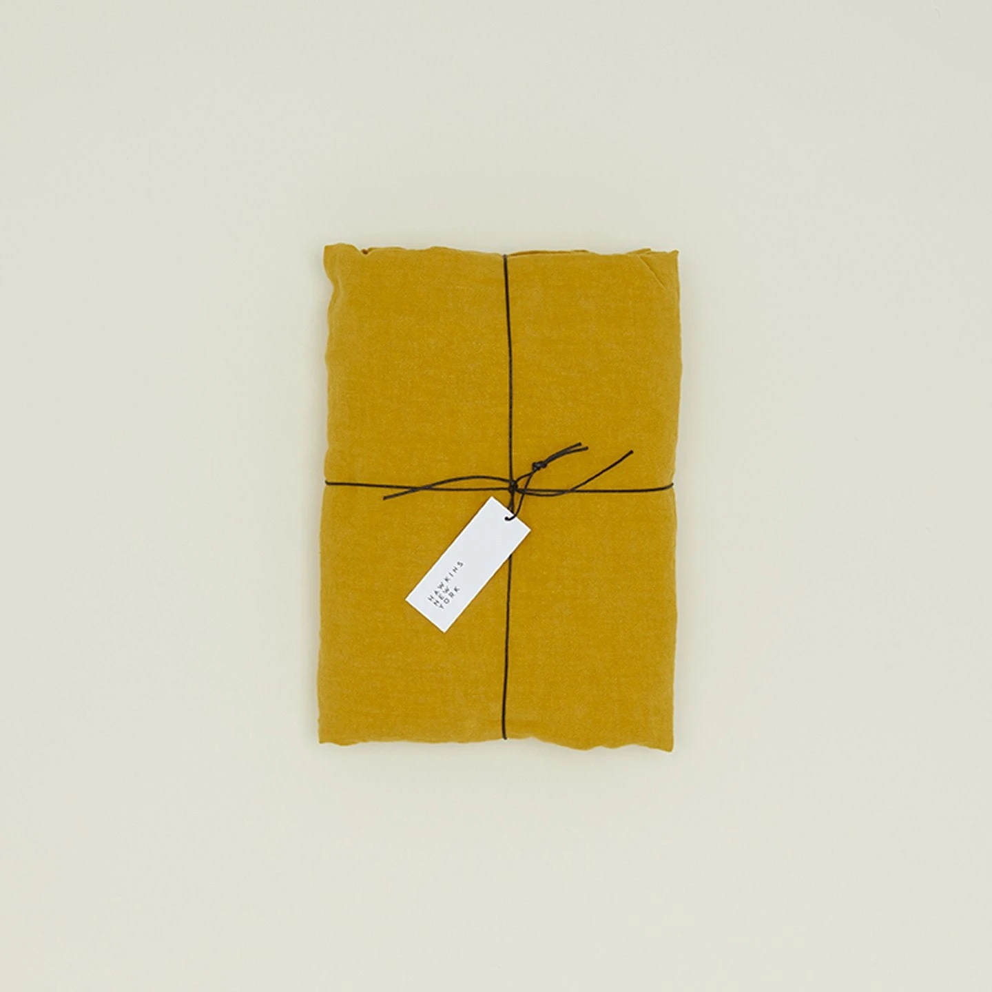 Simple Linen Fitted Sheet - Mustard 3 Simple Linen Fitted Sheet - Mustard