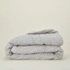 Checked Linen Duvet Cover -ferm LIVING Store fog linen checked duvet cover FOG.300.10.001.060.X