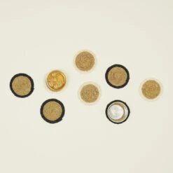 Edge Coasters - Ivory -ferm LIVING Store gone rural edge coaster HNY.500.40.020.xxx styled