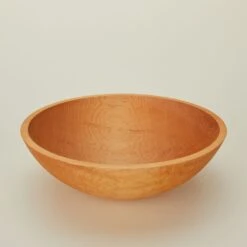 Turned Wood Bowl - Natural Maple -ferm LIVING Store holland bowl mill maple turned wood bowl seventeen inch HBM.500.70.009.MPL