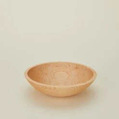 Turned Wood Bowl - Natural Maple -ferm LIVING Store holland bowl mill maple turned wood bowl twelve inch HBM.500.70.007.MPL