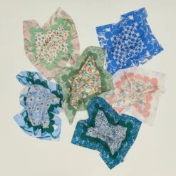 Mixed Floral Napkin, Set Of 2 - Klein Blue -ferm LIVING Store maison lisette floral napkin group MSL.500.50.001.GROUP a6c837ac bdf7 4081 afb0 c9d72db92eac