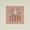 Sabre Bistrot Flatware - Faux Tortoise -ferm LIVING Store sabre faux tortoise bistrot flatware SBR.500.60.010