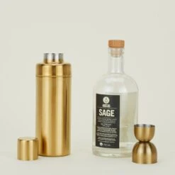Simple Cocktail Shaker -ferm LIVING Store simple brass cocktail shaker HNY.500.40.020 styled