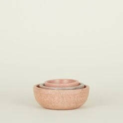 Simple Marble Bowl - Pink