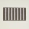 Simple Striped Terry Bath Mat - Light Grey/Dark Grey 1 Simple Striped Terry Bath Mat - Light Grey/Dark Grey -ferm LIVING Store simple striped light grey bath mat HNY.600.50.054.050