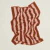 Simple Striped Terry Beach Towel - Blush/Terracotta -ferm LIVING Store simple striped towel blush HNY.600.5X.050.095 ab997cd4 2ff8 429f b1e6 951f6fd99fef