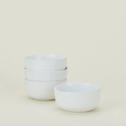 Strata Dinnerware, 16 Piece Set -ferm LIVING Store strata white largebowl HNY.500.10.025