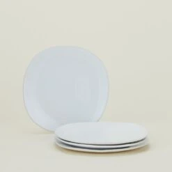 Strata Dinnerware, 16 Piece Set -ferm LIVING Store strata white saladplate HNY.500.10.022