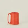 Tall Ribbed Mug - Paprika -ferm LIVING Store tellefsen atelier paprika tall ribbed mug TFA.500.10.001.120