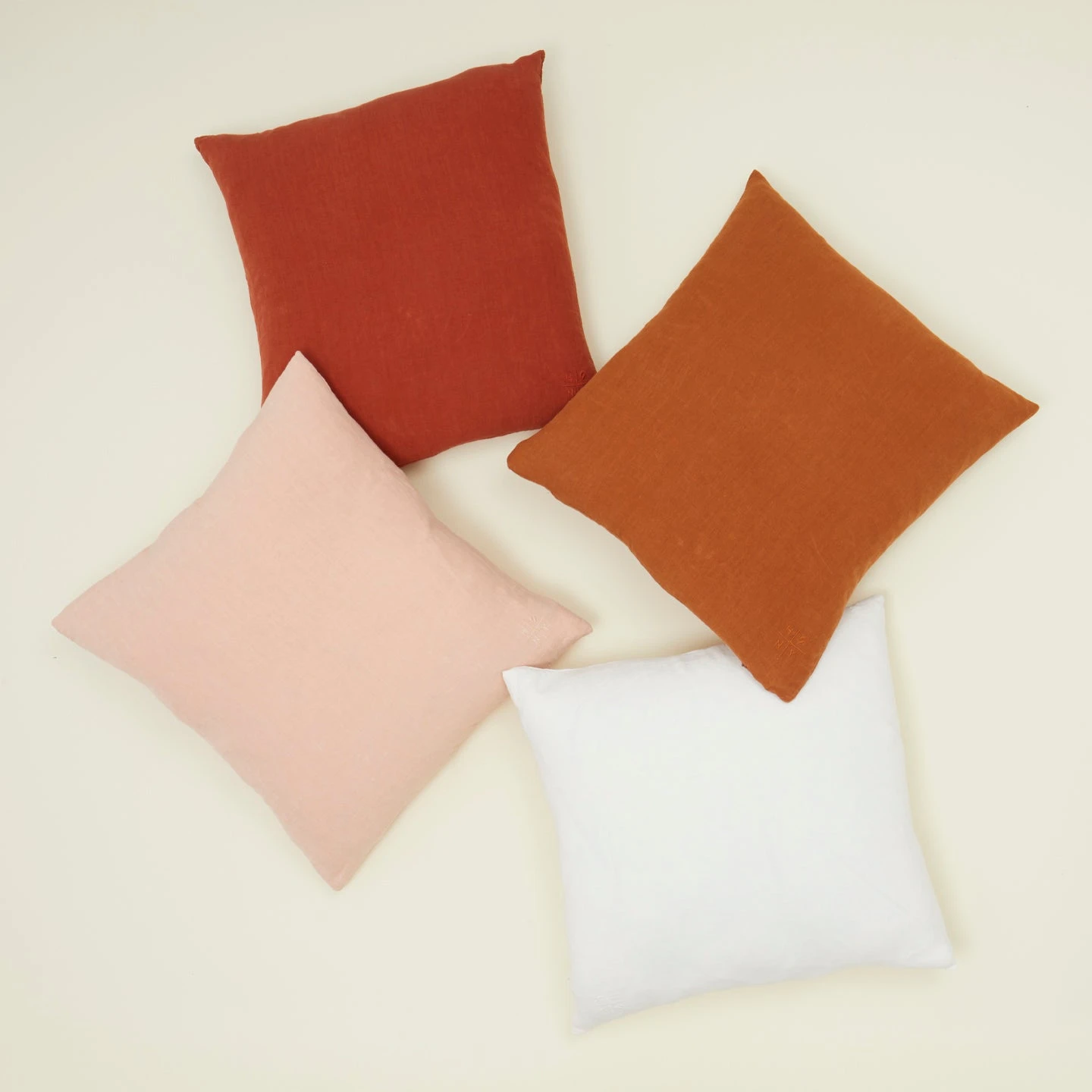 Simple Linen 22x22 Pillow - Rust 4 Simple Linen 22x22 Pillow - Rust - Image 2