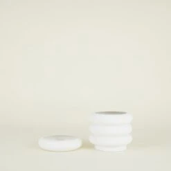 Stacking Planter - White -ferm LIVING Store whitetall2 1f93d4d8 3929 4a2b 946a 385e7be680d7